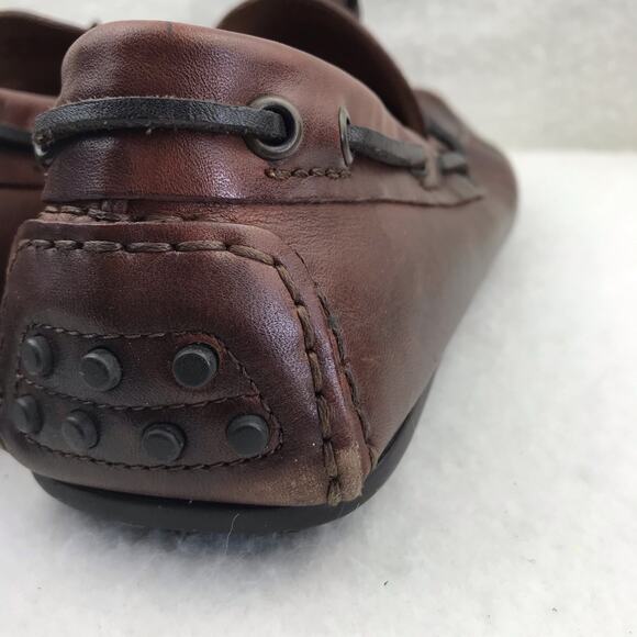 Moral Code IRA Men's Brown Leather Driving Loafer Moccasin Size 10.5 M - Picture 8 of 14